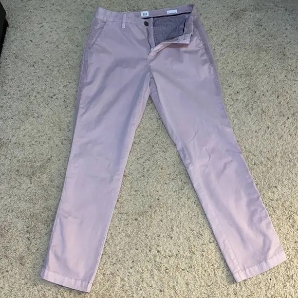 Gap lilac girlfriend chino pants - Picture 3 of 4